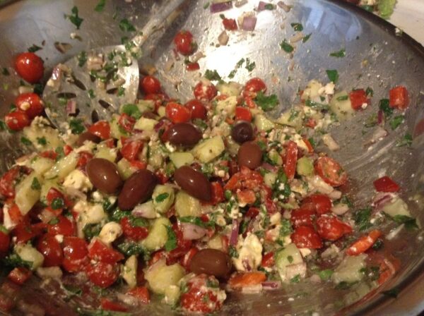 GREEK PARTY SALAD - Dimitras Dishes