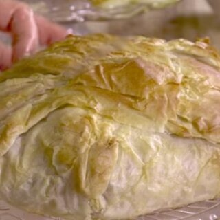 BRIE WRAPPED IN PHYLLO. 2 WAYS
