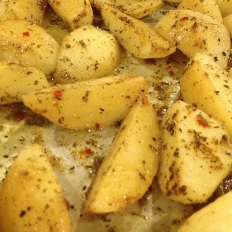 Greek Lemony Roasted Potatoes 2 Ways