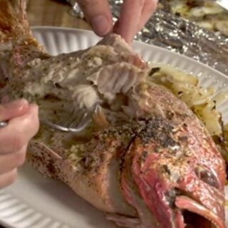 ROASTED WHOLE RED SNAPPER