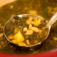 Greek Style Spinach & White Bean Soup: 30 Minute Vegan Meal - Dimitras ...