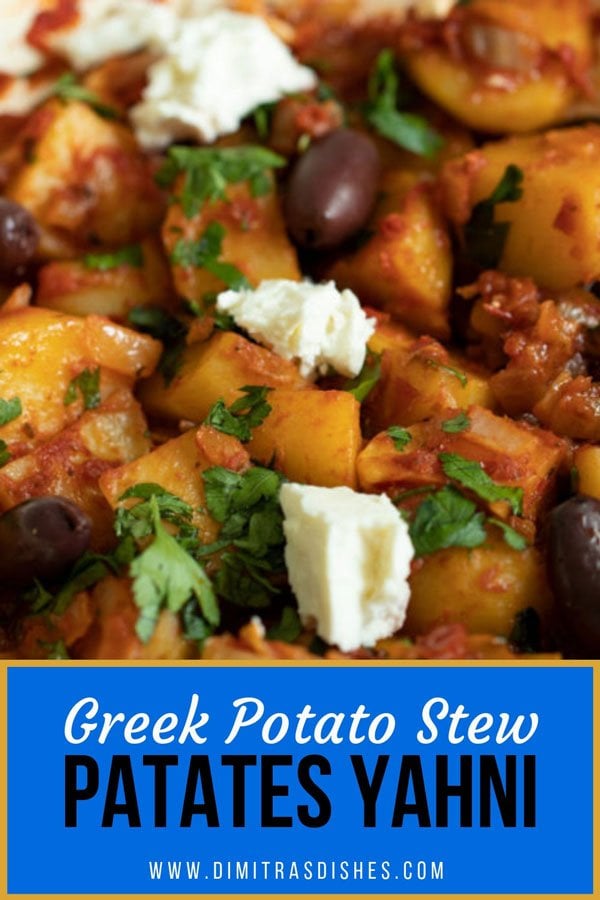 Patates Yahni - easy and delicious Greek potato stew