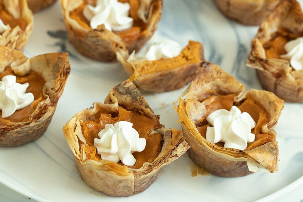 Pumpkin & Phyllo Pies Dimitras Dishes