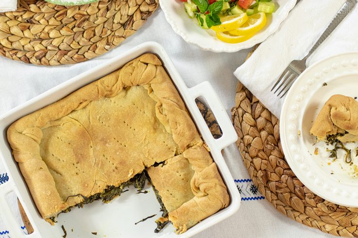 Spanakopita Horiatiki: Greek-Vegan Spinach Pie with Homemade Phyllo ...