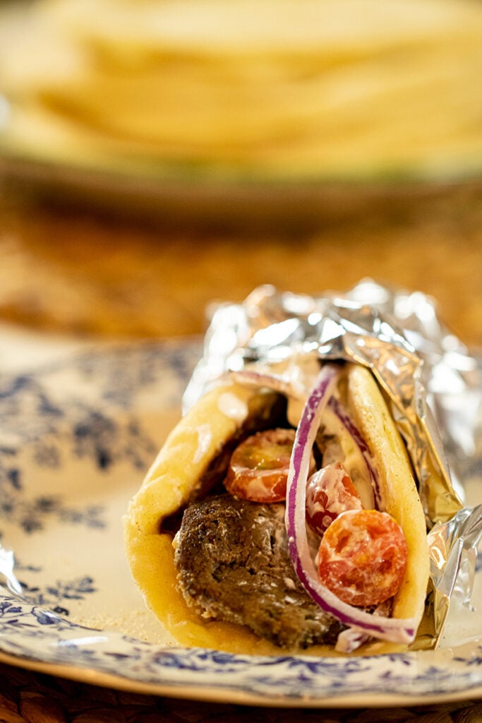 The Ultimate GreekAmerican Gyro Pita Dimitras Dishes