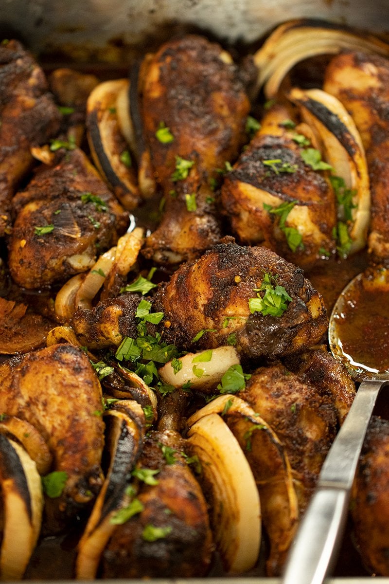 Mediterranean Baked Chicken Drumsticks - Dimitras Dishes