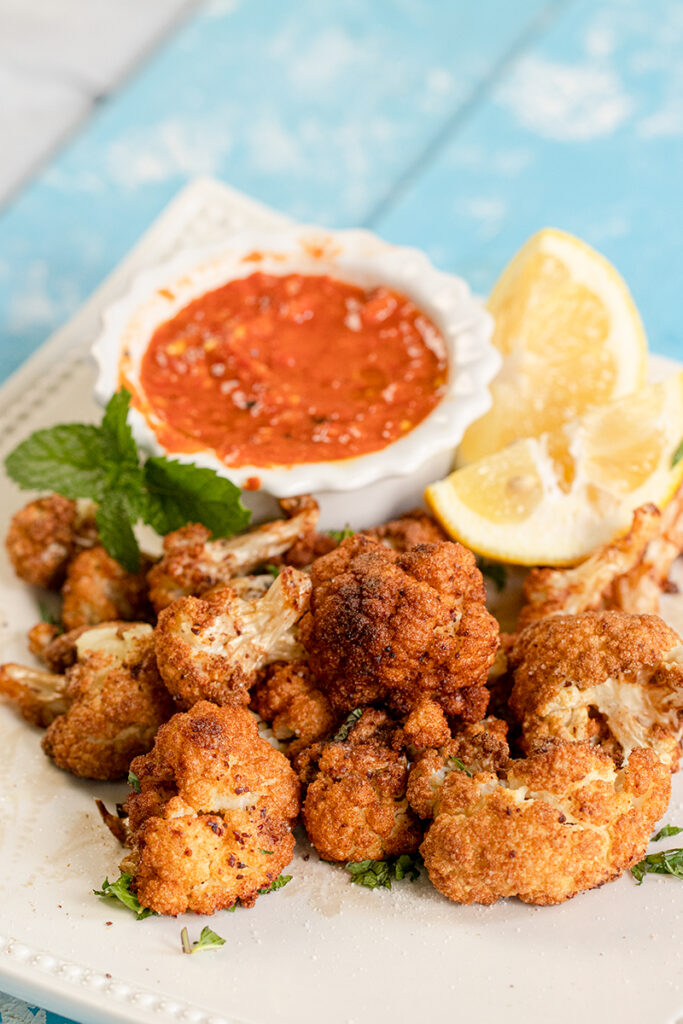 Lebanese Cauliflower Roasted Fried Dimitras Dishes