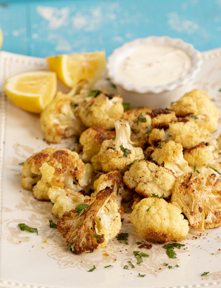 Lebanese Cauliflower Roasted & Fried Dimitras Dishes