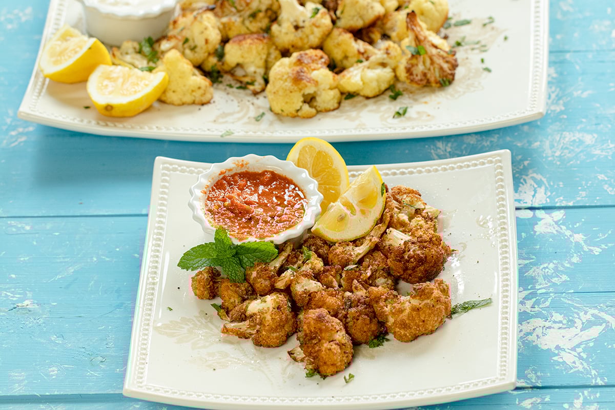 Lebanese Cauliflower Roasted & Fried Dimitras Dishes