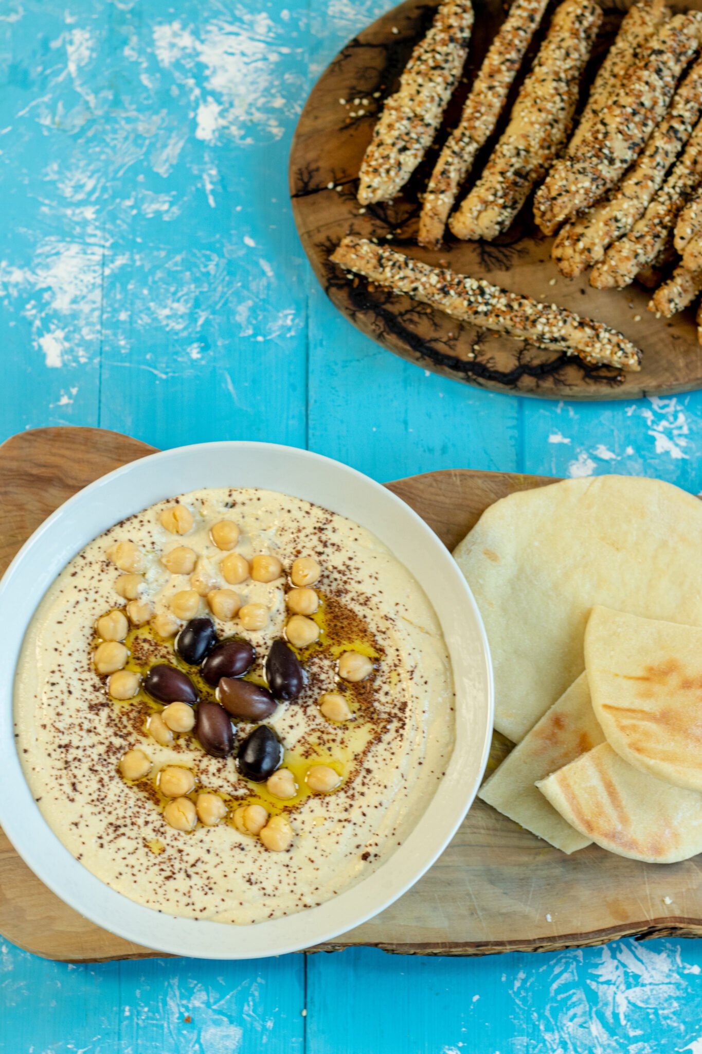 Creamy Greek Style Hummus with Yogurt Dimitras Dishes