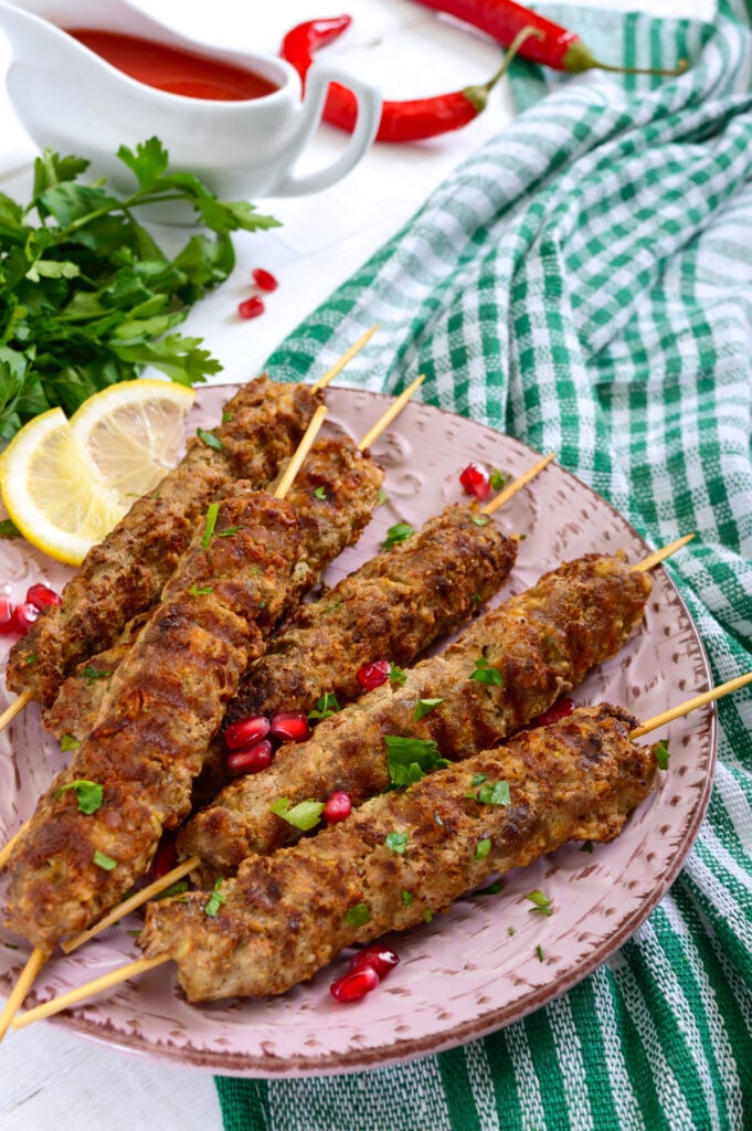 Greek Ground Beef Kebabs: Meal in 60 Minutes! - Dimitras Dishes