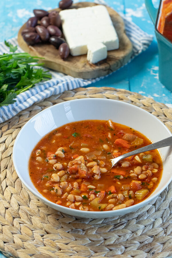 Fasolada in 30 Minutes: Express Greek White Bean Soup - Dimitras Dishes