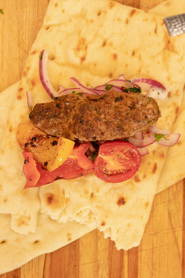 Greek Ground Beef Kebabs Meal in 60 Minutes! Dimitras Dishes