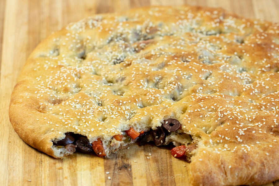 Homemade Greek Olive Bread Dimitras Dishes