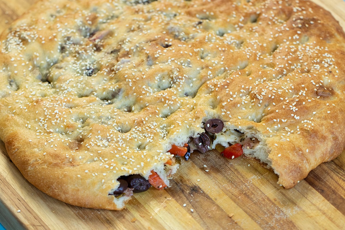 Homemade Greek Olive Bread Dimitras Dishes