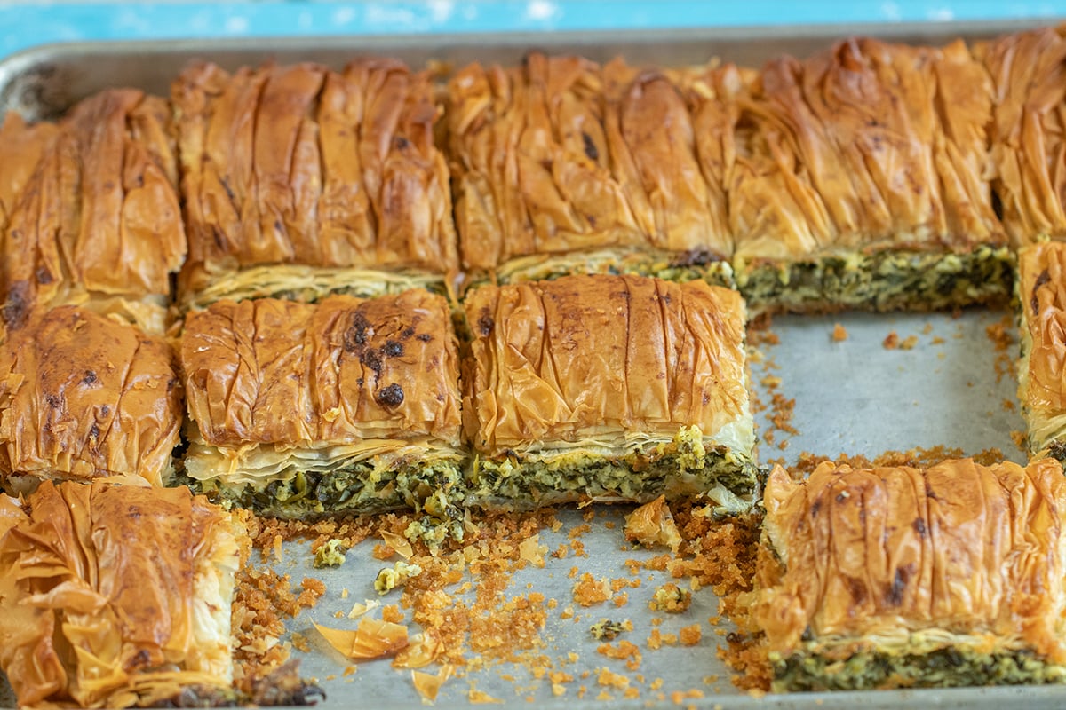 Spanakopita Salad Dimitras Dishes