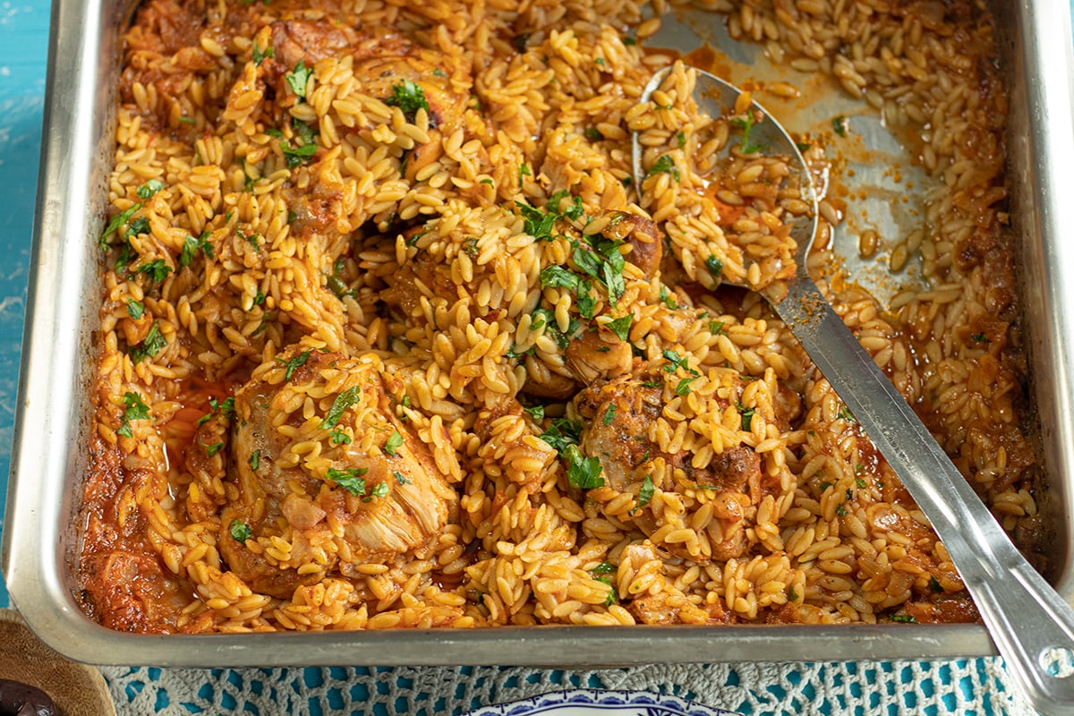 Instant Pot (Pressure Cooker) Greek Chicken Youvetsi Dimitras Dishes