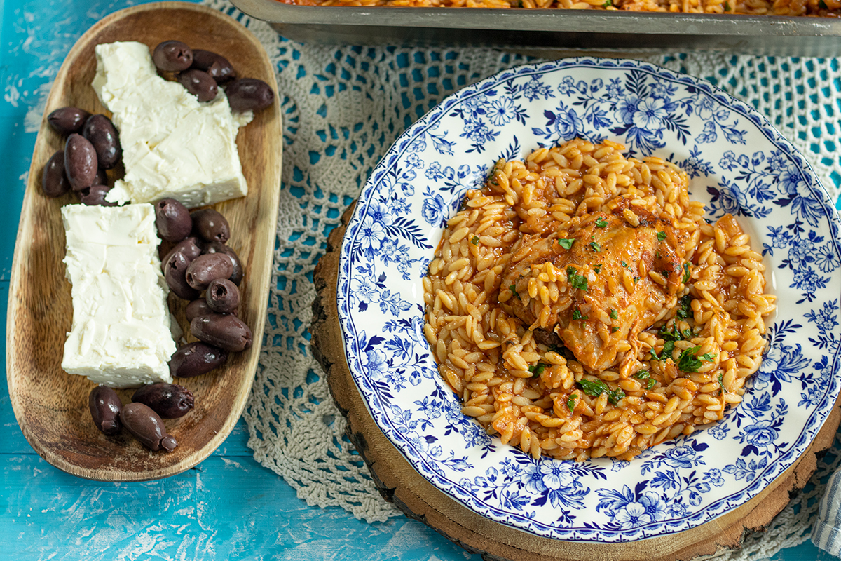 Instant Pot (Pressure Cooker) Greek Chicken Youvetsi Dimitras Dishes