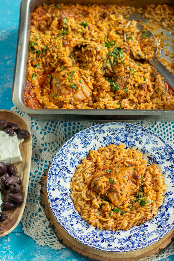 Instant Pot (Pressure Cooker) Greek Chicken Youvetsi Dimitras Dishes