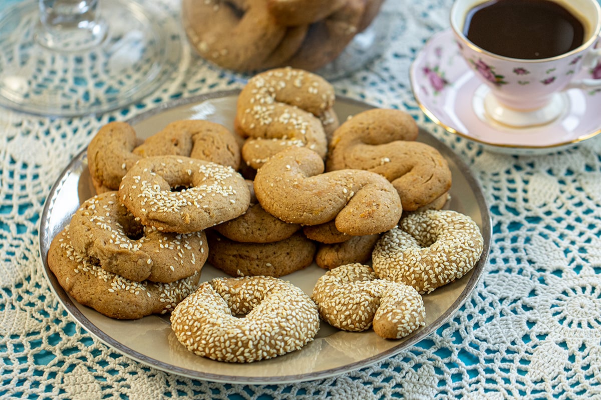 Greek Tahini Cookies (Vegan)