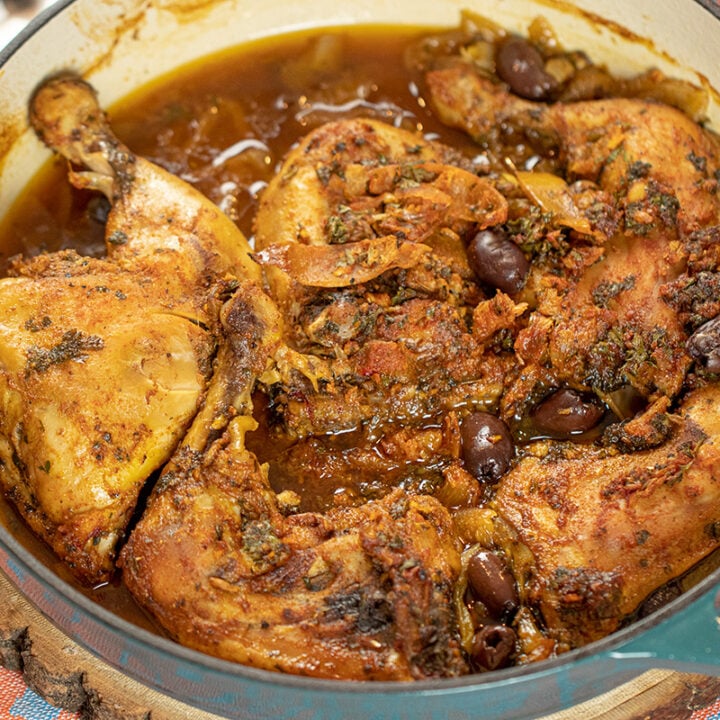 Moroccan Chicken Tagine without a Tagine
