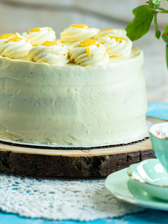 Lemon Mousse Layer Cake - Ina Paarman