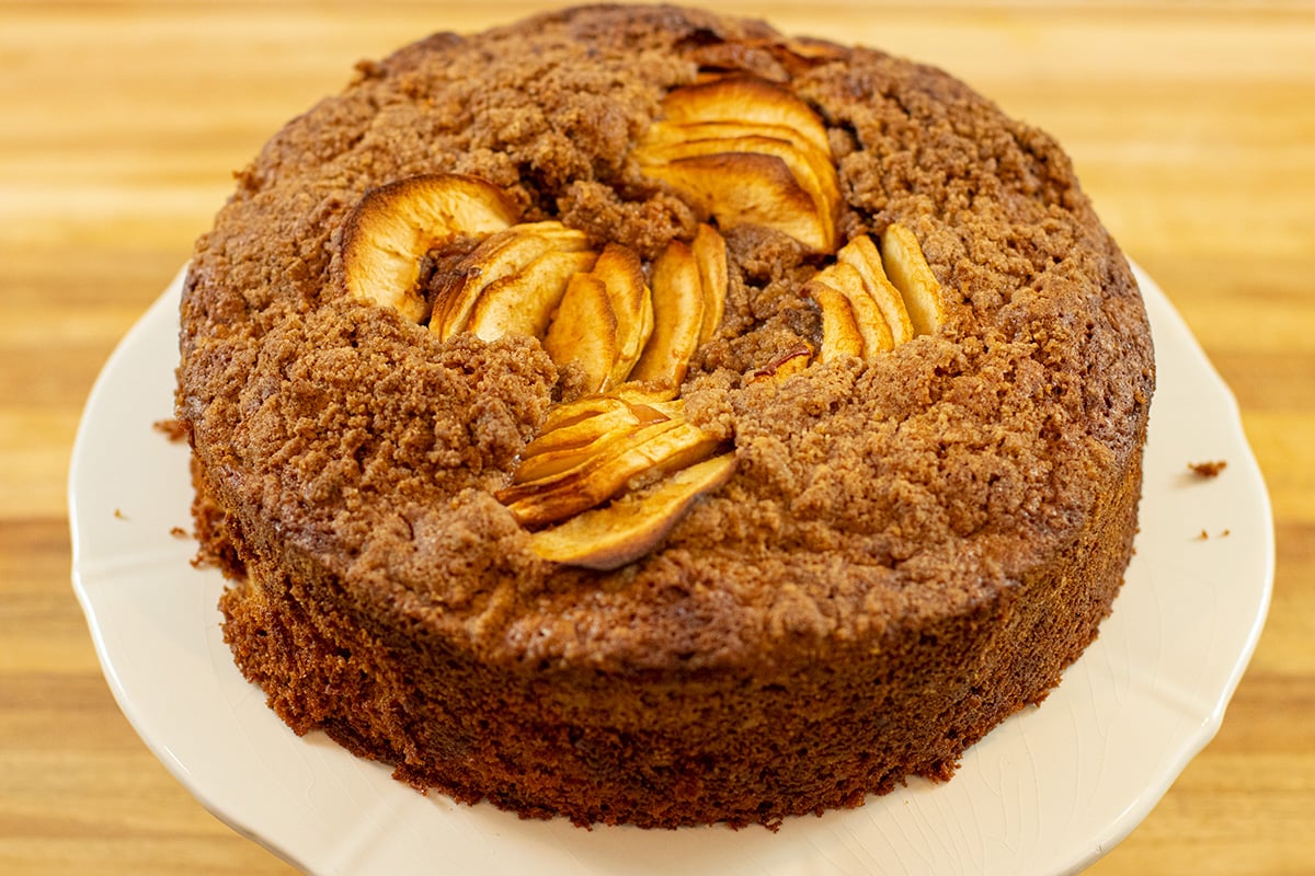 Apple Olive Oil Cake Greek Milopita Coffee Cake Dimitras Dishes