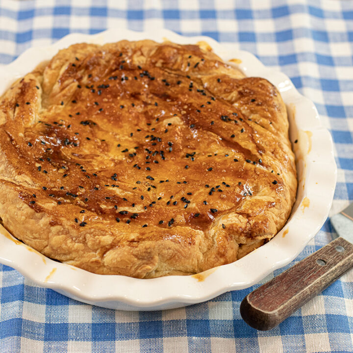 Kasseropita: Greek Kasseri Cheese Pie