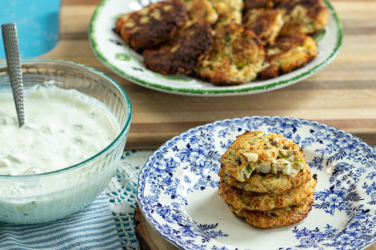 Cauliflower Cakes/Patties Dimitras Dishes