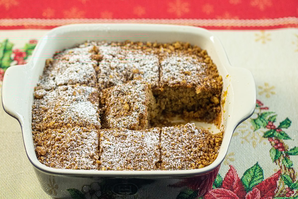 GlutenFree Karidopita (Greek Walnut Cake) Dimitras Dishes