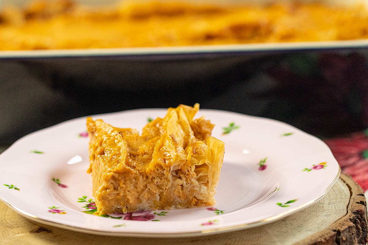 Ruffled Pumpkin Pie (Phyllo Crinkle) Dimitras Dishes