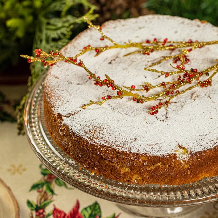 Almond Vasilopita Cake: Greek Lucky New Year's Cake