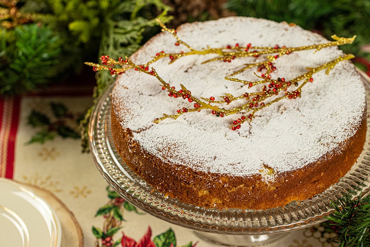 Almond Vasilopita Cake: Greek Lucky New Year&amp;#39;s Cake - Dimitras Dishes