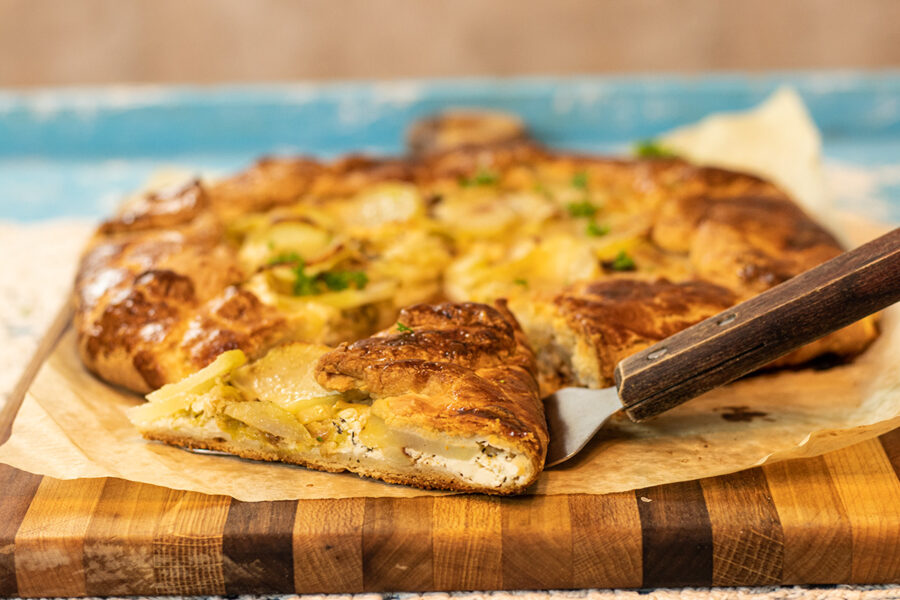 Potato & Leek Galette Dimitras Dishes