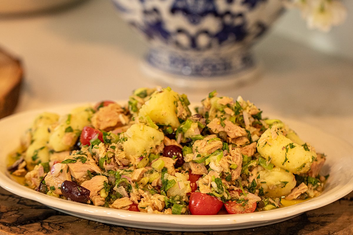 Tuna & Potato Salad - Dimitras Dishes