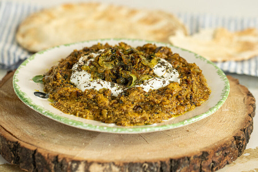 Kashke Bademjan: Persian Eggplant Dip - Dimitras Dishes