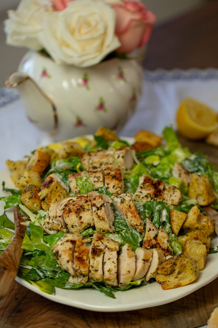 Easy Homemade Caesar Salad without Anchovies & Raw Eggs Dimitras Dishes