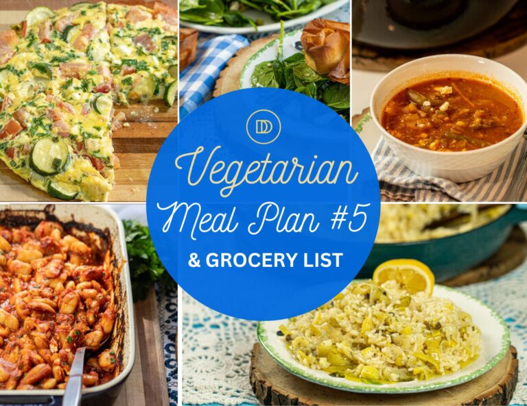 Vegetarian Meal Plan 5 - Dimitras Dishes
