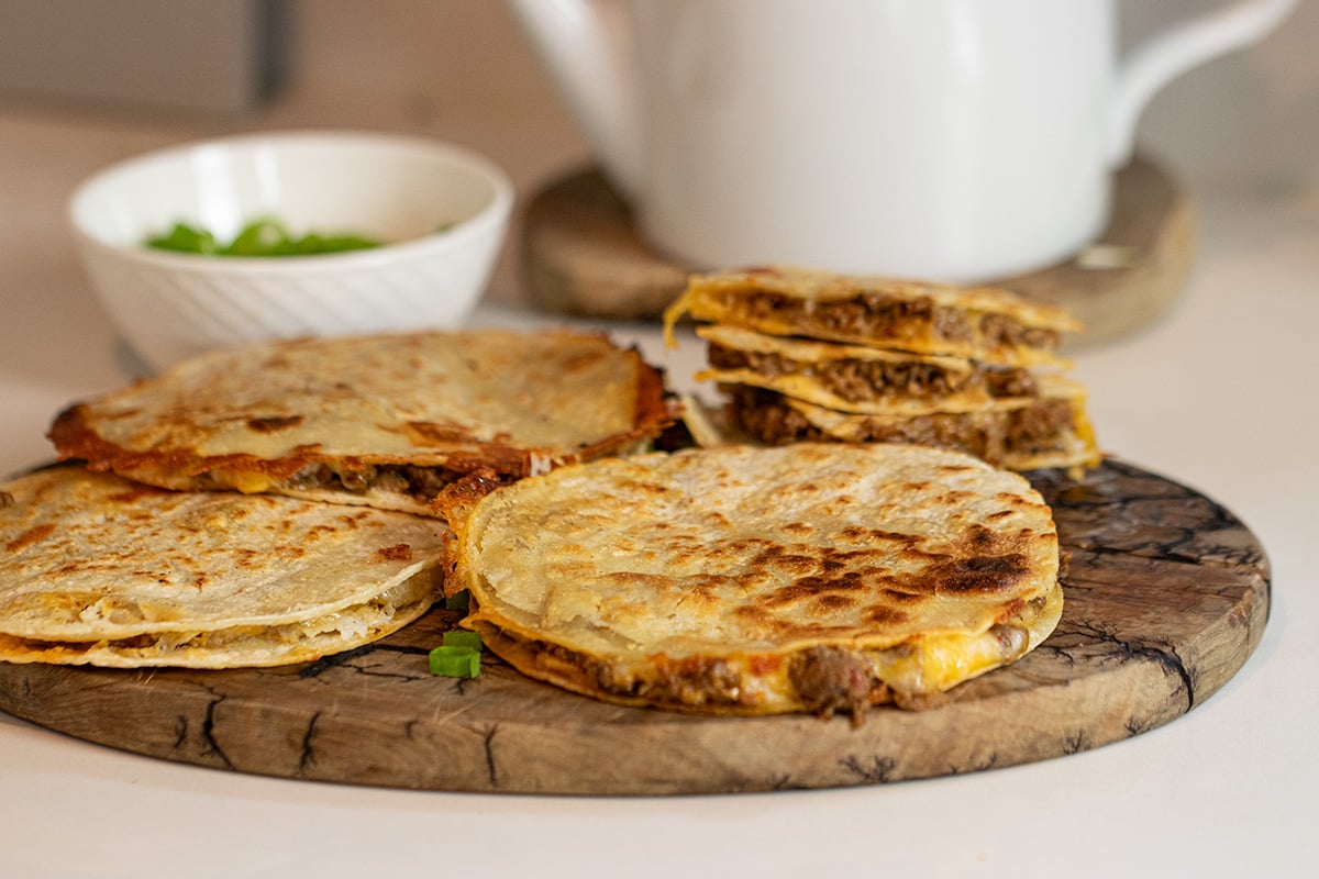 Easy Beef Quesadillas/Tacos - Dimitras Dishes