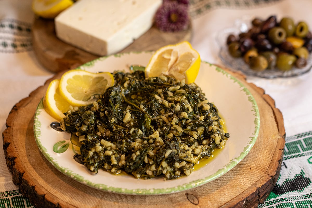 Spanakorizo: Greek Spinach &amp; Rice - Dimitras Dishes