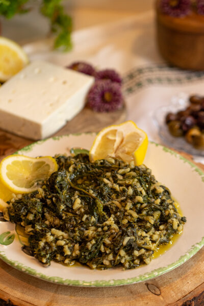 Spanakorizo: Greek Spinach &amp; Rice - Dimitras Dishes