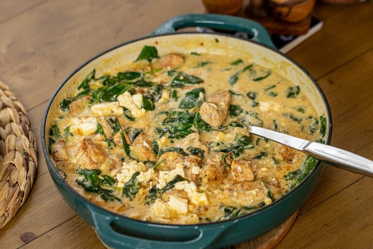 30 Minute Meal Creamy Chicken With Spinach Feta Dimitras Dishes 30-minute-meal-creamy-chicken-with-spinach-feta-dimitras-dishes