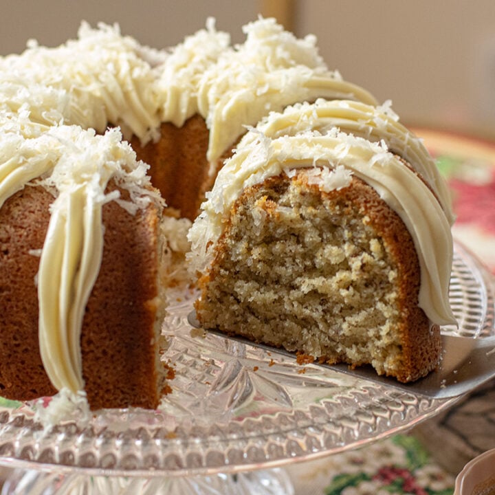Italian Cream Cake Bundt Cake