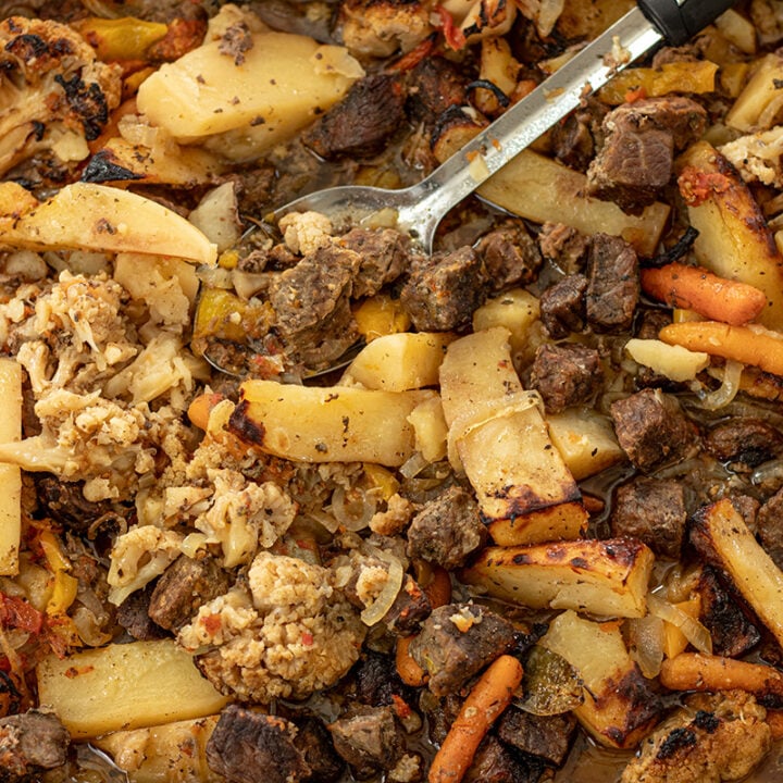 Slow Roasted Beef and Vegetable Bake