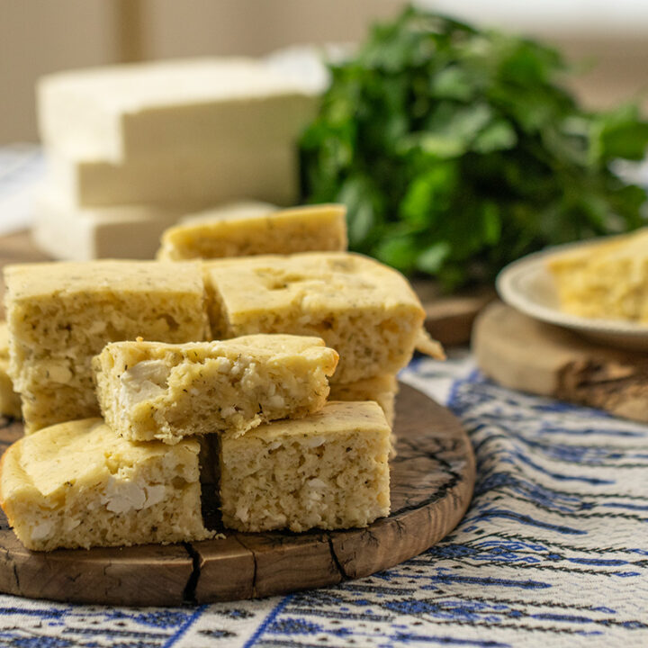 Greek Alevropita (Savory Feta Quick Bread)