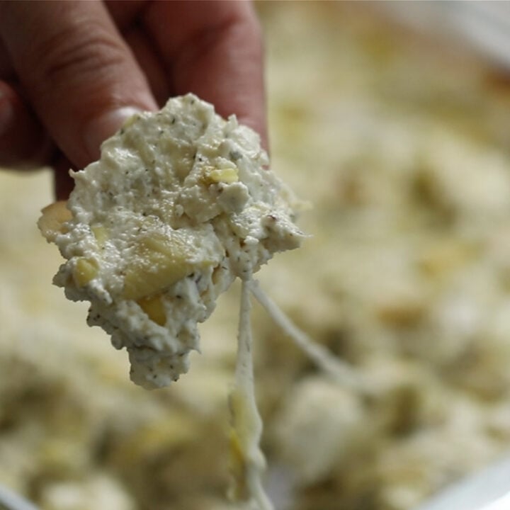 Greek Artichoke Feta Dip (Baked)