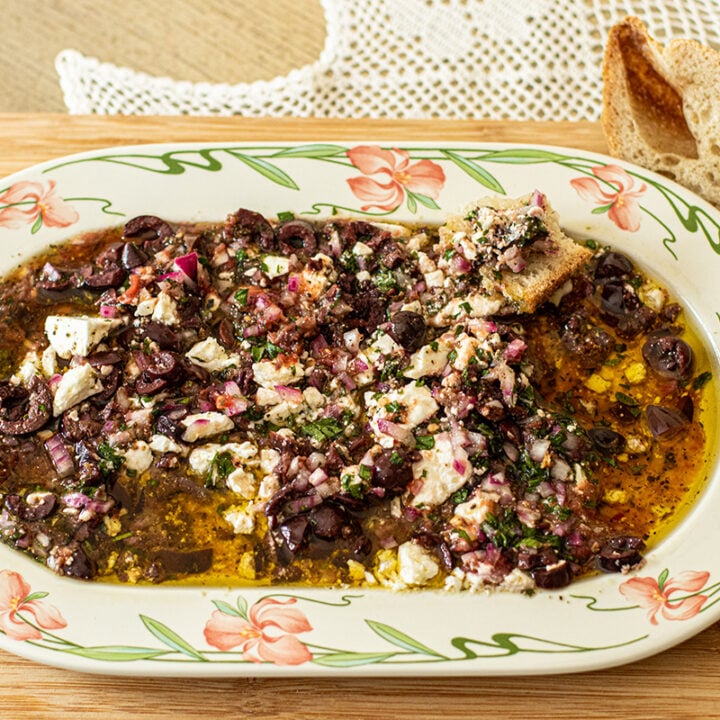 Greek Salad Olive Oil Bread Dip The Best Mediterranean Olive Oil Dip for Bread