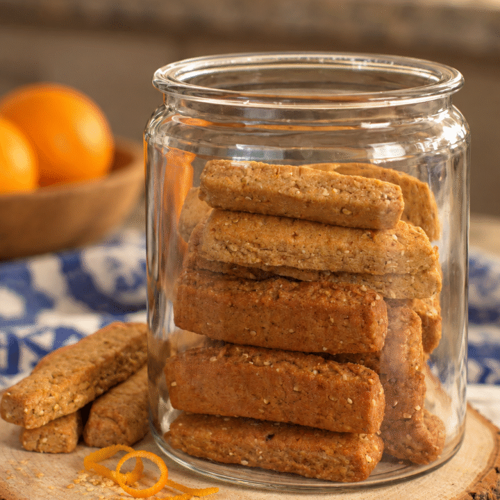 Ladokouloura Sticks: Greek Olive Oil Cookie Sticks